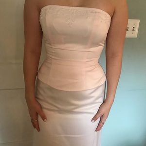 NWT Eden Maids Pink 2 pc Bridesmaid Dress size 10